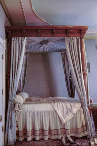 Helen Brown’s four-poster bed