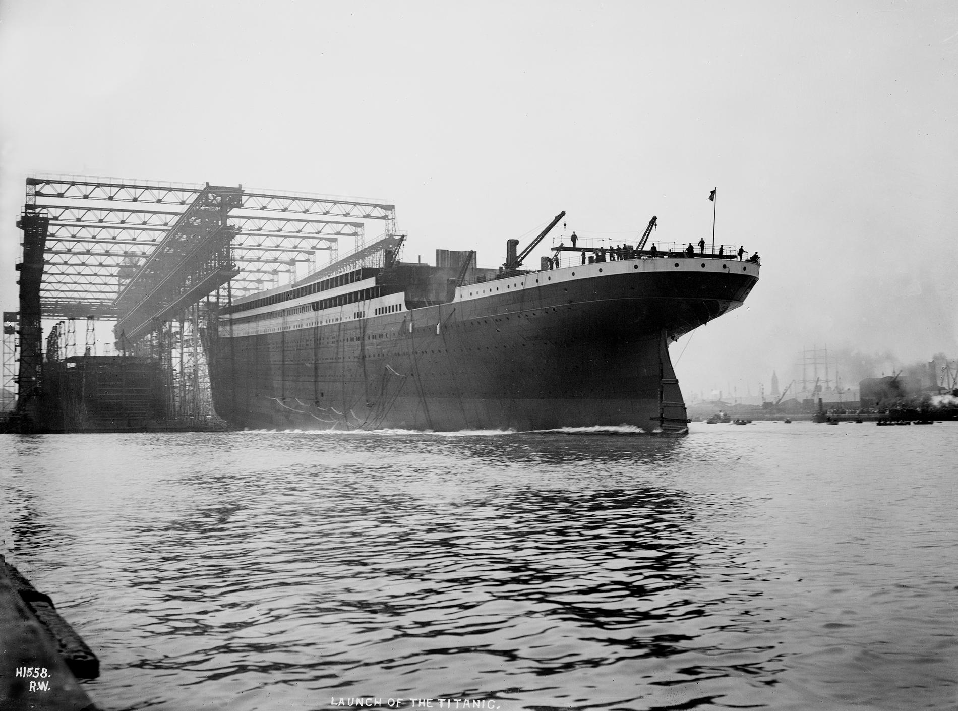 Launch of the Titanic