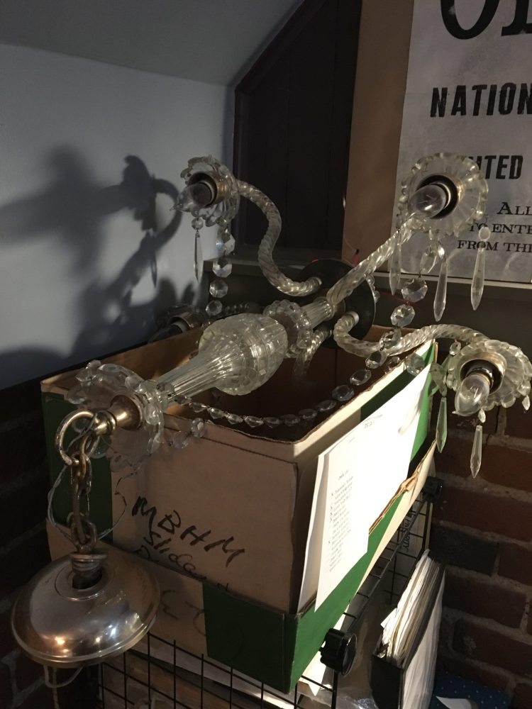 a close up of a sign