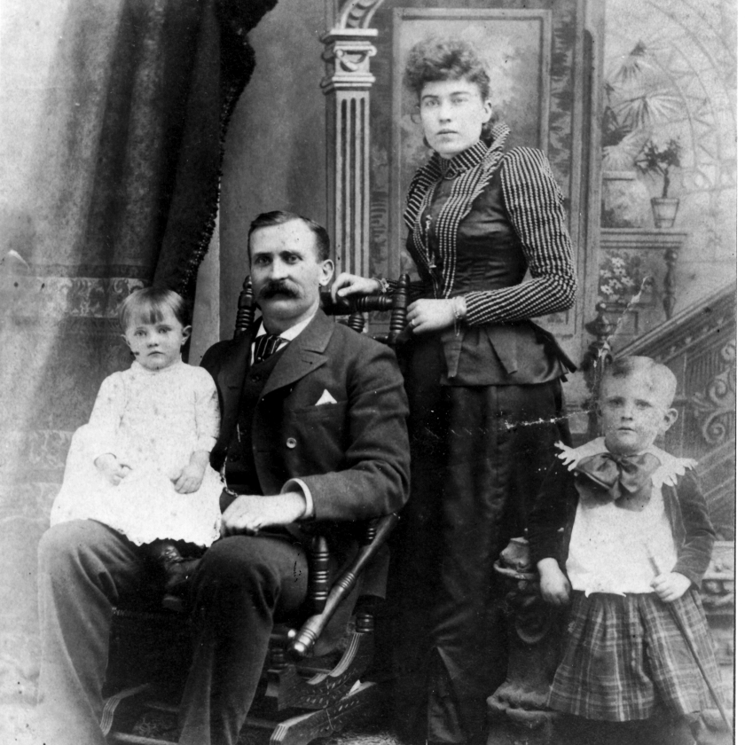 a group of people posing for a photo