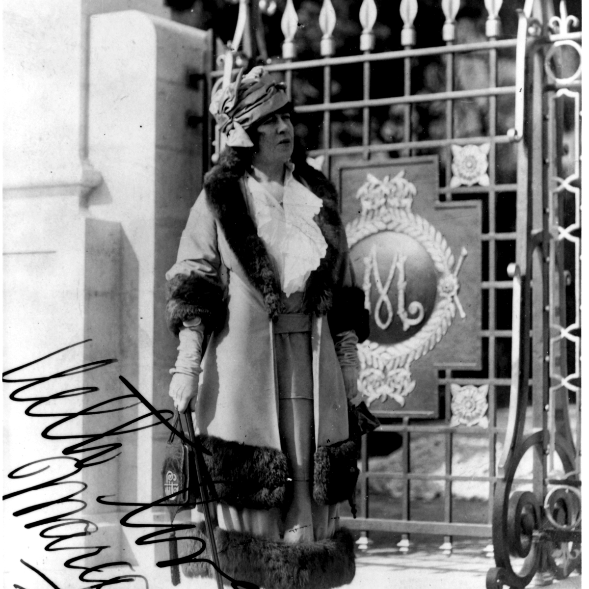 a person standing in front of a store