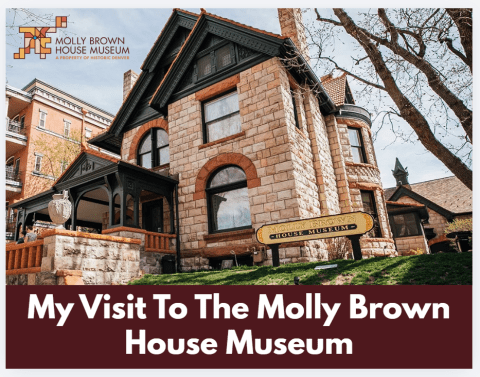 Social Story cover photo depicting Historic brick house with a sign reading Molly Brown House Museum.